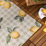 Fruits Lemons Rug Sage