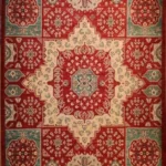 Large Persian Carpet 360x279 cm