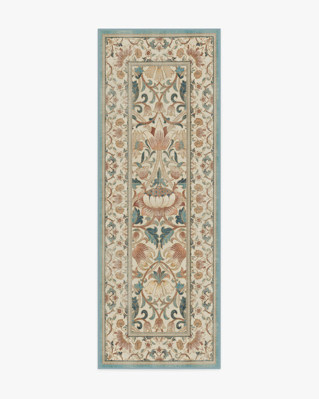 Lodden Soft Rose & Teal Rug