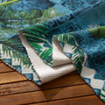 Majorelle Printed Indoor Outdoor Rug - Azure