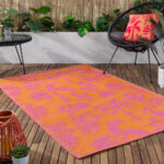 Marula Outdoor Rug – Orange Pink