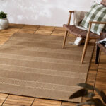 Pentle Jute Effect Indoor Outdoor Rug Natural