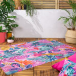 Psychedelic Jungle Rug – Pink