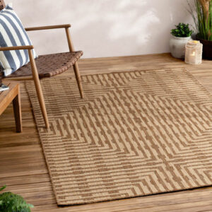 Sandown Jute Effect Indoor Outdoor Rug Natural