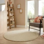 Snuggle Washable Round Rug Soft Pile