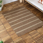 Tala Stripe Jute Outdoor Rug – Natural