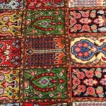 Vintage Bahktiari Persian Rug 170x110 cm
