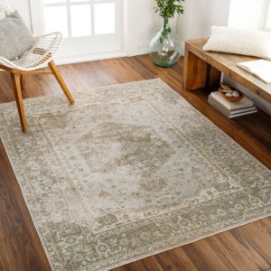 Boka Machine Washable Boho Camel Rug