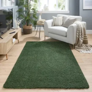 Buddy Washable Forest Green Rug