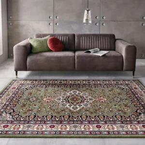 Mirkan 104104 Tabriz Green Rug