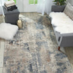 Rustic Textures RUS05 Beige Grey Rug