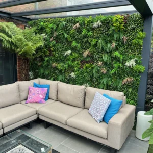 Premium Artificial Spring Green Living Wall Panel