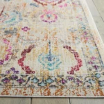 Vintage Kashan VKA04 Ivory Multi Rug