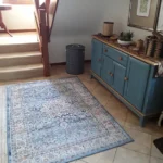 Vintage Kashan VKA01 Blue Rug