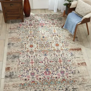 Vintage Kashan VKA02 Ivory Rug