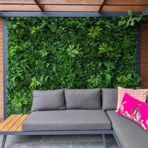 Premium Artificial Forest Fern Green Living Wall Panel