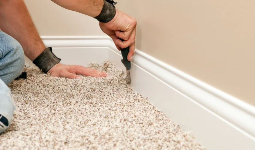 wall to wall carpet installation