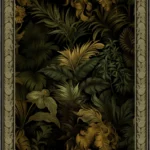 Alaric Floral Green Carpet