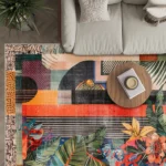 Amias Colourful Floral Carpet