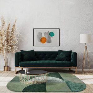 Asiatic Matrix Oval Forest Carpet