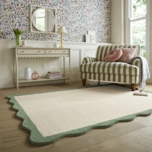 Bonnie Scallop Wool Carpet