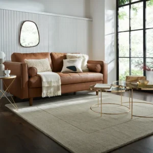 Boston Wool Border Square Carpet