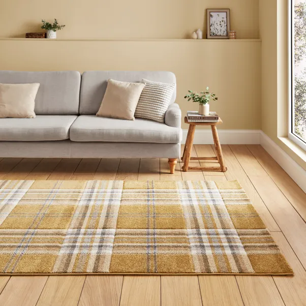Catherine Lansfield Kelso Check Carpet
