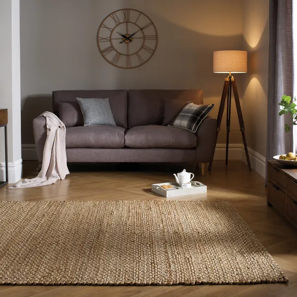 Chunky Jute Woven Carpet