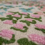 Country Garden Floral Wool Carpet