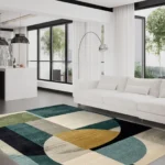 Daryn Geometric Washable Carpet