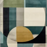 Daryn Geometric Washable Carpet