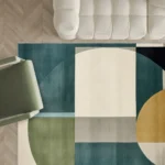 Daryn Geometric Washable Carpet