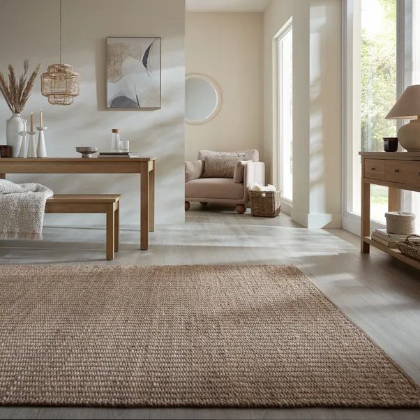 Flecked Braided Wool Carpet