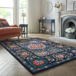 Hani Floral Wool Carpet