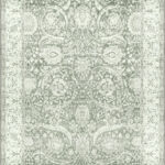 Leonie Washable Green Persian Carpet