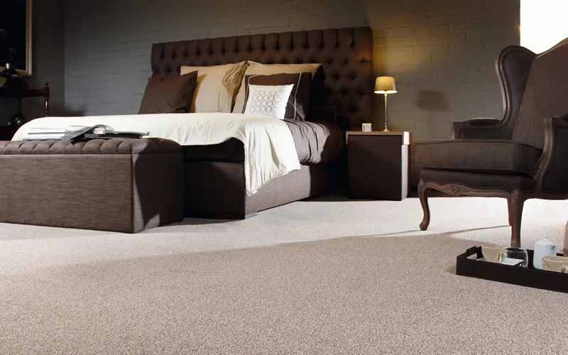 Plush carpet textures, patterns, and pile styles for bedrooms